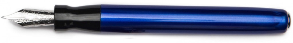 Pineider Full Metal Jacket Fountain Pen - Lightning Blue